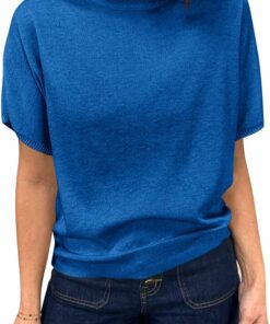 Blue Summer Lightweight Blouse UN55