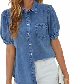 Casual Button Down Denim Shirt UN24