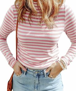 Cute Color Block Knit Top UN36