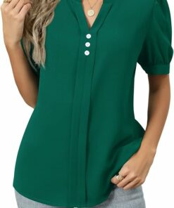 Short Sleeve Chiffon Blouse UN38