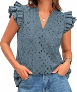 Women Lace Embroidered Top UN3