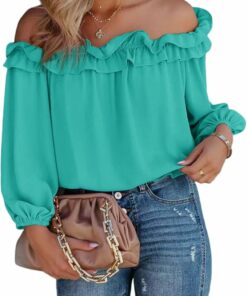 Womens Casual Off Shoulder Top UN27